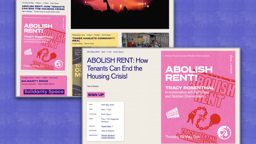 Event detail page